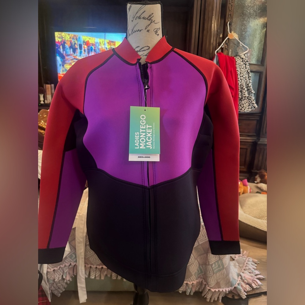 Seadoo Ladies Montego Jacket in Red and Purple nwt xl